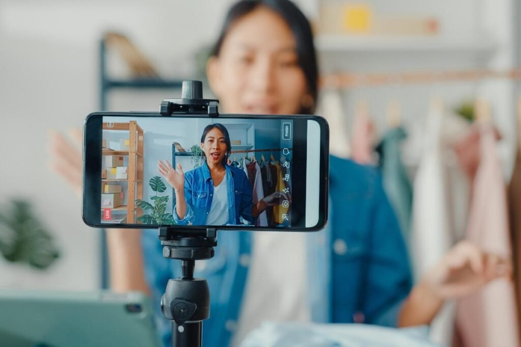 Business creating Instagram Reels for marketing