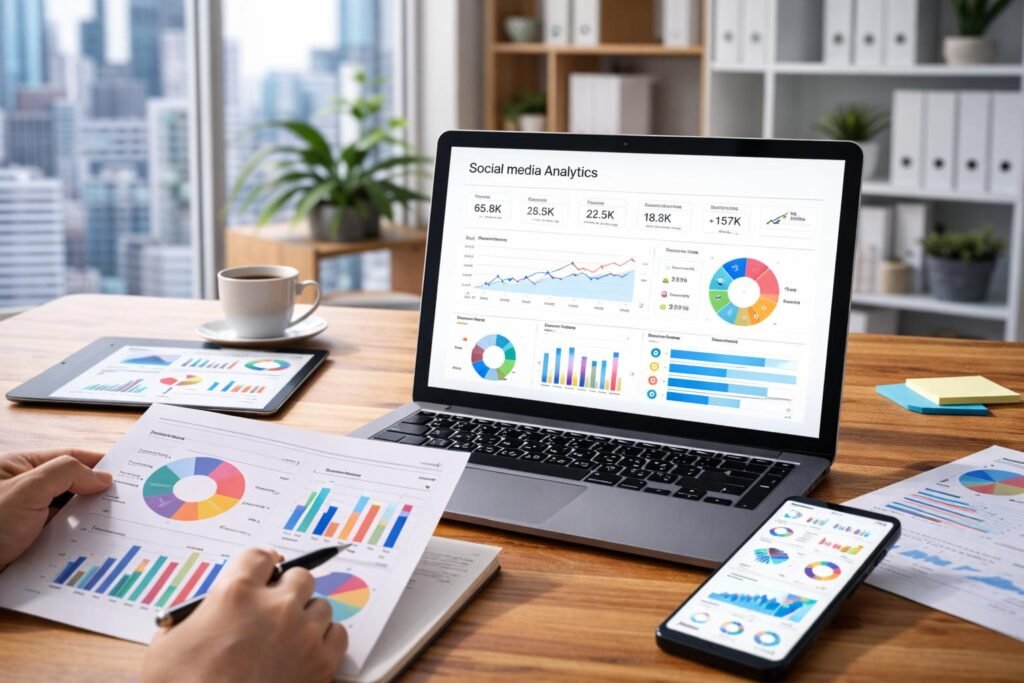 Social media analytics for small business marketing performance