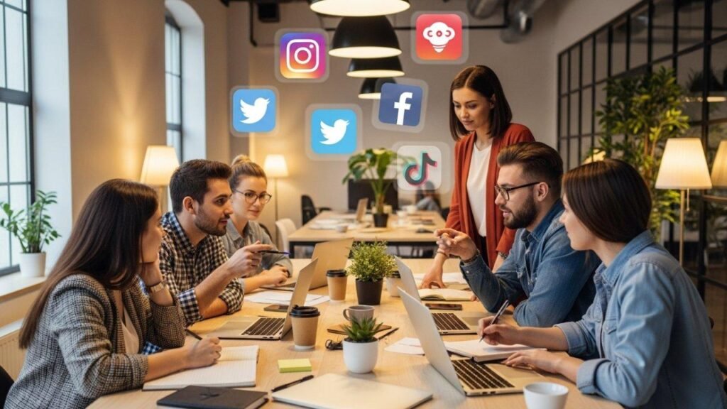 Social media strategy for business growth