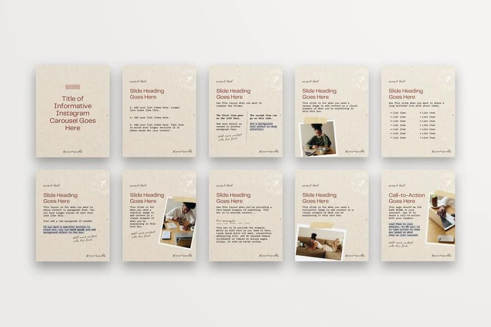 Static posts help build brand consistency
